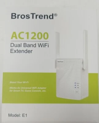 Tenda AC1200 Dual-Band Wi-Fi Range Extender - White  Brand New - Image 1 of 4
