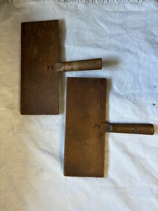 VTG Old Whittemore No. 10 Cotton Carder Sheep Wool Combs Brushes L.S. Watson Co. - Picture 1 of 9
