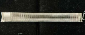 Vintage KREISLER Stainless STRETCH Mens Watch Band 17mm wide, 3.7mm thick, 6 in - Picture 1 of 12