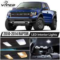 7PCS Blue DMD LED lights interior package kit for Ford Raptor 2010-2014