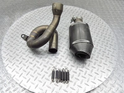 Yamaha FZ07 FZ7 M4 2016 15-17 silenciador de tubo de escape conjunto *daños* Foto 1 de 4