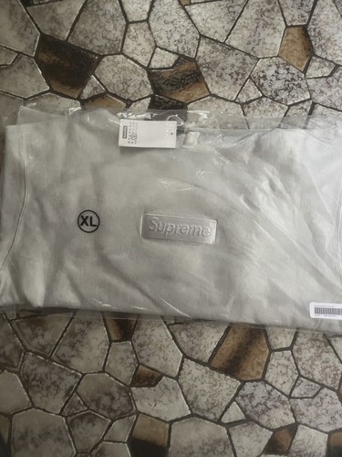 Felpa con cappuccio Supreme MM6 Maison Margiela Foil Box Logo Bianco