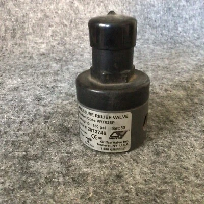 Griffco Valve PRT025P 1/4" PVC Pressure Relief Valve 10-150PSI New - Image 1 of 4