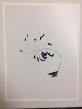 Untitled 1939 by Alexander Calder, Print On Paper, 8x10 thick card stock 