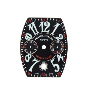 Franck Muller Conquistador Chronograph 25 x 31 mm schwarz arabisches Zifferblatt - Bild 1 von 3