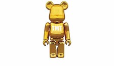 TMT Gold Bearbrick 2015 New Year 100% Gilding Happy New Year Exclusive Be@rbrick