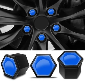 Radmutter Abdeckungen Kappen 17 mm Verriegelung Bolzenkappen Entfernungswerkzeug Universal blau NB 3 - Bild 1 von 6