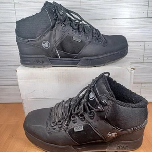 DVS Shoes Mens 11 Westridge Black Fat Tongue Skate Y2k 90's Lined Mid Top - Picture 1 of 20