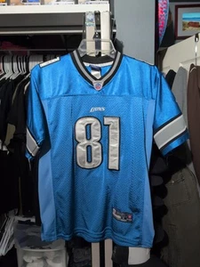 Calvin Johnson #81 Detroit Lions Megatron Reebok Jersey Stitched Youth L 14-16 - Picture 1 of 7