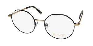 NUEVO FLOR 6043 PRÍMULA GAFAS METAL Y PLÁSTICO NEGRO BORDE COMPLETO 51-19-140 MUJER - Imagen 1 de 8
