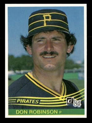 1984 Donruss #532 Don Robinson Pittsburgh Pirates - Image 1 of 2