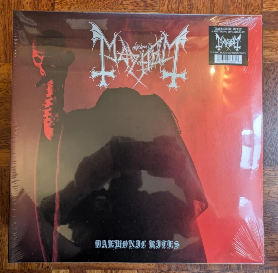 Mayhem – Daemonic Rites  [2x 12" Vinyl Record LP] SEALED NEW - MINT - Image 1 of 1
