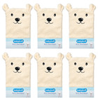 6 x 1 St. Babylove Waschlappen Eisbär