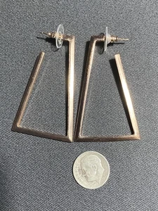 Kendra Scott Easton Creolen 2" roségoldfarben - Bild 1 von 3