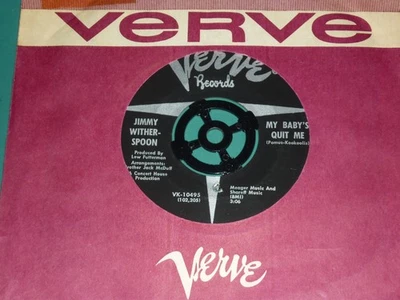 JIMMY WITHERSPOON - My Baby's Quit Me - US 7" - VERVE VK-10495 - Изображение 1 из 2