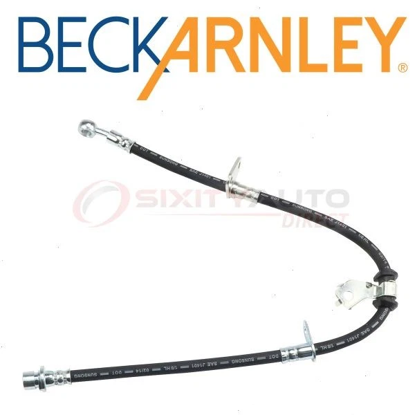 Beck Arnley Front Right Brake Hydraulic Hose for 1993-1997 Honda Civic del fc Foto 1 de 4