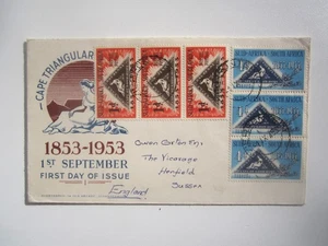 1953 SOUTH AFRICA FDI COVER - Picture 1 of 2