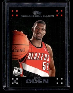 Greg Oden 2007-08 Topps #111 Oro #/2007 Novato - Imagen 1 de 2