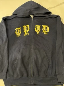 Too Pure To Die Zip Up Hoodie XL Straight Edge - Picture 1 of 6