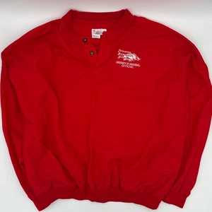 Vtg Arkansas Razorbacks Intramural Official Pullover XL Tonix Nylon Fast Ship!!! - Picture 1 of 10