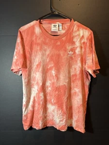 ADIDAS ORIGINALS ADICOLOR ESSENTIALS TIE-DYE MARBLE MEN’S MEDIUM TEE T-SHIRT EUC - Picture 1 of 9