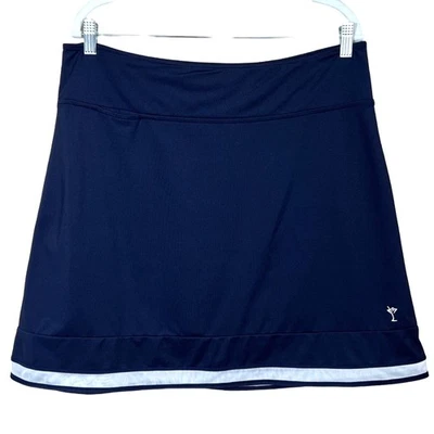 Skort de golfe Golftini azul marinho feminino 3X - Imagem 1 de 4