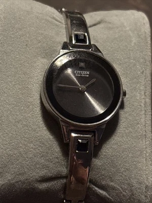 Reloj Citizen EX1320-54E Eco-Drive Axiom Silhoutte acero inoxidable esfera negra Foto 1 de 4