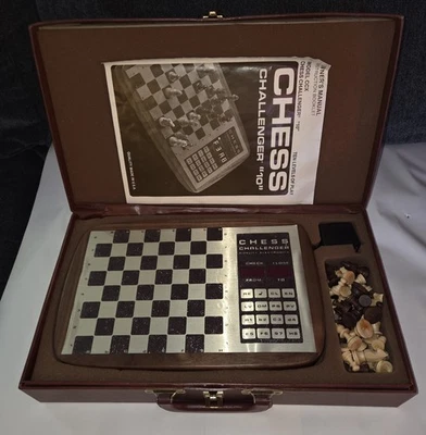 Juego de 10 ajedrez electrónico Fidelity Chess Challenger 1978 vintage ¡funciona! LEER DES Foto 1 de 4