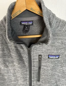 Patagonia Para Hombre Mejor Suéter Chaqueta Polar Cremallera Completa Talla XL Gris Níquel Usado en Excelente Condición - Imagen 1 de 11