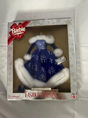 Barbie Fashion Avenue Holiday Collection Target Exclusive 1999 NRFB Blue Gown - Image 1 of 4