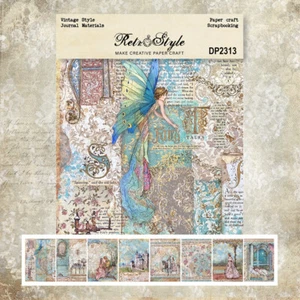 Almohadilla de papel rosa Beauty Prince A5 8 piezas para hacer tarjetas álbum diario basura - Imagen 1 de 5