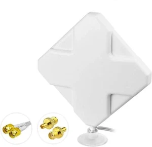 4G LTE Antenna 35dBi Panel MIMO SMA Male TS9 Antenna for Wireless CPE Router - Picture 1 of 7