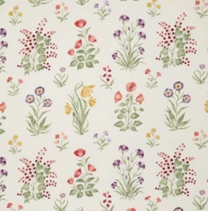 Nina Campbell Curtain Fabric 'DAPURI' 3 METRES MULTI (03) Linen Blend - Picture 1 of 7