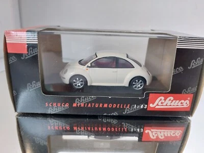 Schuco VW New Beetle White 1:43 In Box - Photo 1/4