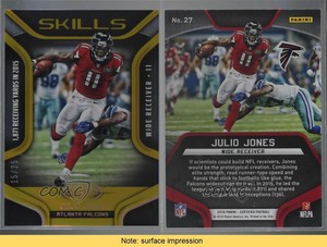 2016 Certified Skills Mirror Gold /25 Julio Jones #27