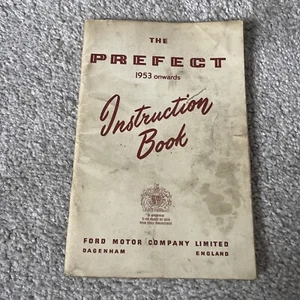 1953- Ford Prefect Instruction Book - Picture 1 of 4