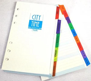 ERSATZTEILE AGENDA ORGANISATOR STADT ZEIT NIJI, TELEFONBUCH HILFE TRENNWÄNDE (12 - Bild 1 von 1