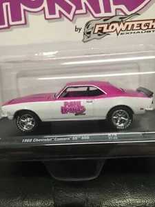 M2 1:64 1968 Chevrolet Camaro SS 350 / Purple & White - Picture 1 of 3