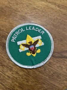 1970s/1980s Patrol Leader SPL BSA Boy Scout Patch 3” - Picture 1 of 1