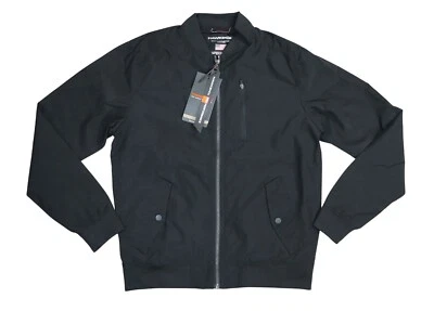 Hawke & Co Pro Performance Water Repellent Men's Bomber Jacket S NWT Black - Image 1 of 3