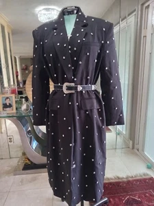 NASTY GIRL - STUDDED COAT - SZ 8 - AWESOME! - Picture 1 of 10