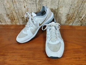 Nike training DF TR3 dual fusion white gold womens trainers size 8 UK 42.5 EU - Picture 1 of 9