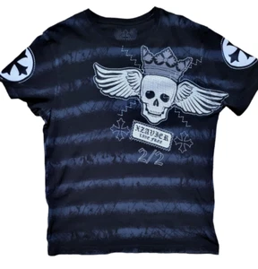 Camiseta gráfica negra Xzavier para hombre L hecha en EE. UU. - Imagen 1 de 9