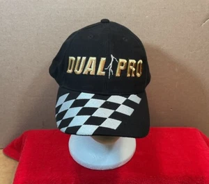 Dual Pro Racing Baseballkappe verstellbar ATT Kopfbedeckung schwarz neu kostenloser Versand - Bild 1 von 8