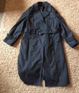 Gabardina militar de EE. UU. DSCP para todo clima para mujer con forro negra años 10 - Imagen 1 de 4