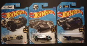 Lot Of 3 Hot Wheels - Batmobiles - Picture 1 of 7
