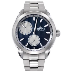 Alpina Swiss Regulator Men's Automatic Dark Blue Dial Watch 45MM AL-650NSS5E6B - Picture 1 of 3