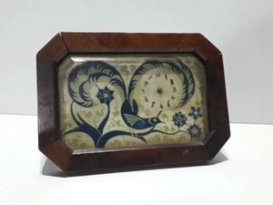 Art Deco , hand Painted table clock , Dont Work ,  - Picture 1 of 4