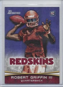ROBERT GRIFFIN III 2012 BOWMAN PURPLE PARALLEL RC #200 - Picture 1 of 1