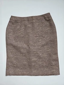 Ann Taylor Skirt Straight Pencil Lavender Gold Above Knee Lined Women's Size 6 - Picture 1 of 7